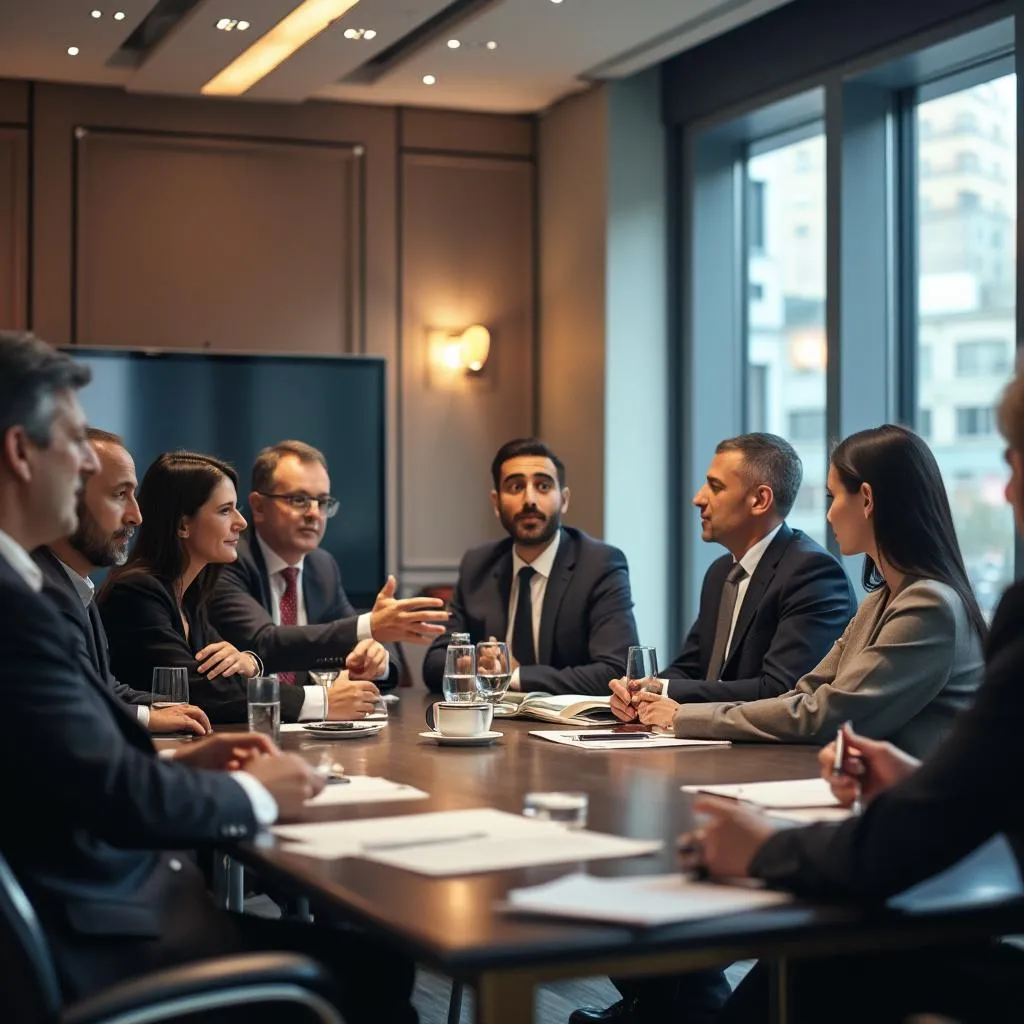 Reunión estratégica con clientes