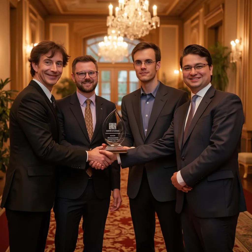 Ceremonia de premiación empresarial